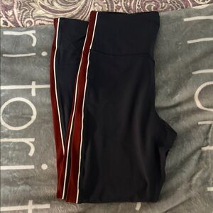 All in Motion Navy and Red Leggings